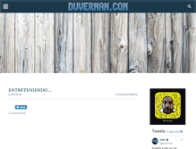 Tablet Screenshot of duverman.com